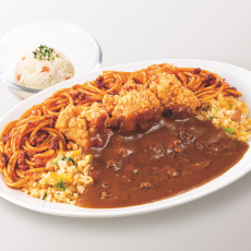 唐揚げスペシャルトルコライスランチ