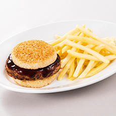 極 ハンバーグごはんバーガー<br>金のポテト トリュフセット