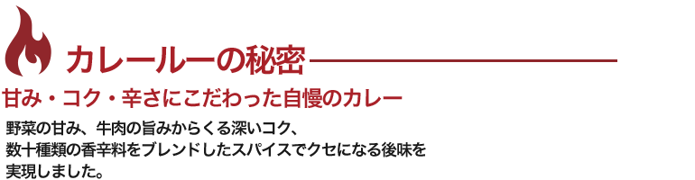 カレールーの秘密