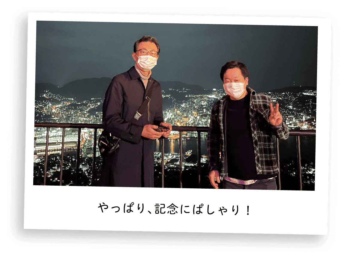 やっぱり、記念にぱしゃり!
