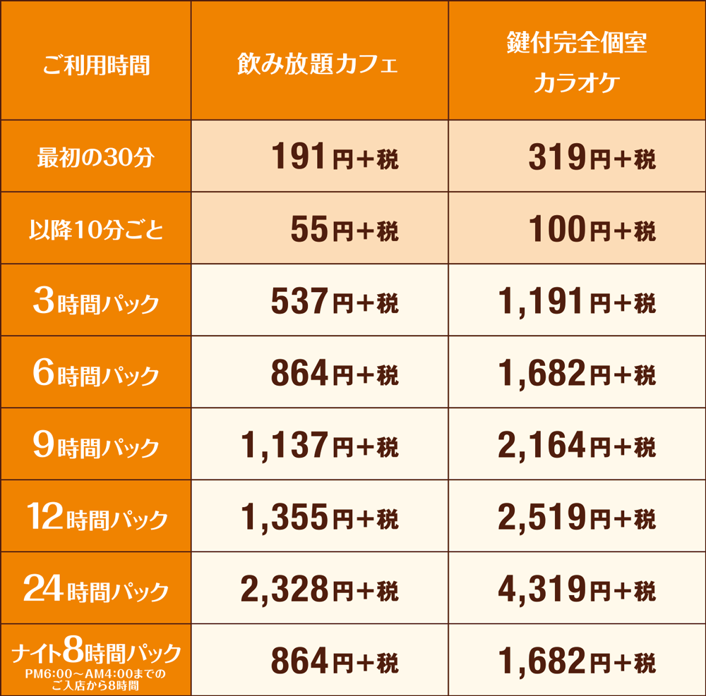 快活club 静岡流通通り店のご案内 店舗検索 料金