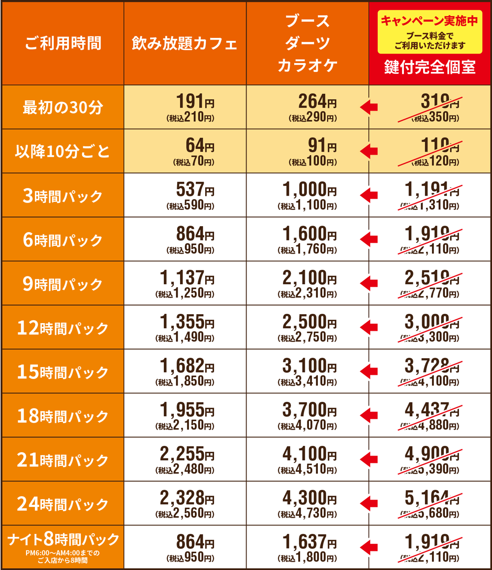 快活club 周南久米店のご案内 店舗検索 料金